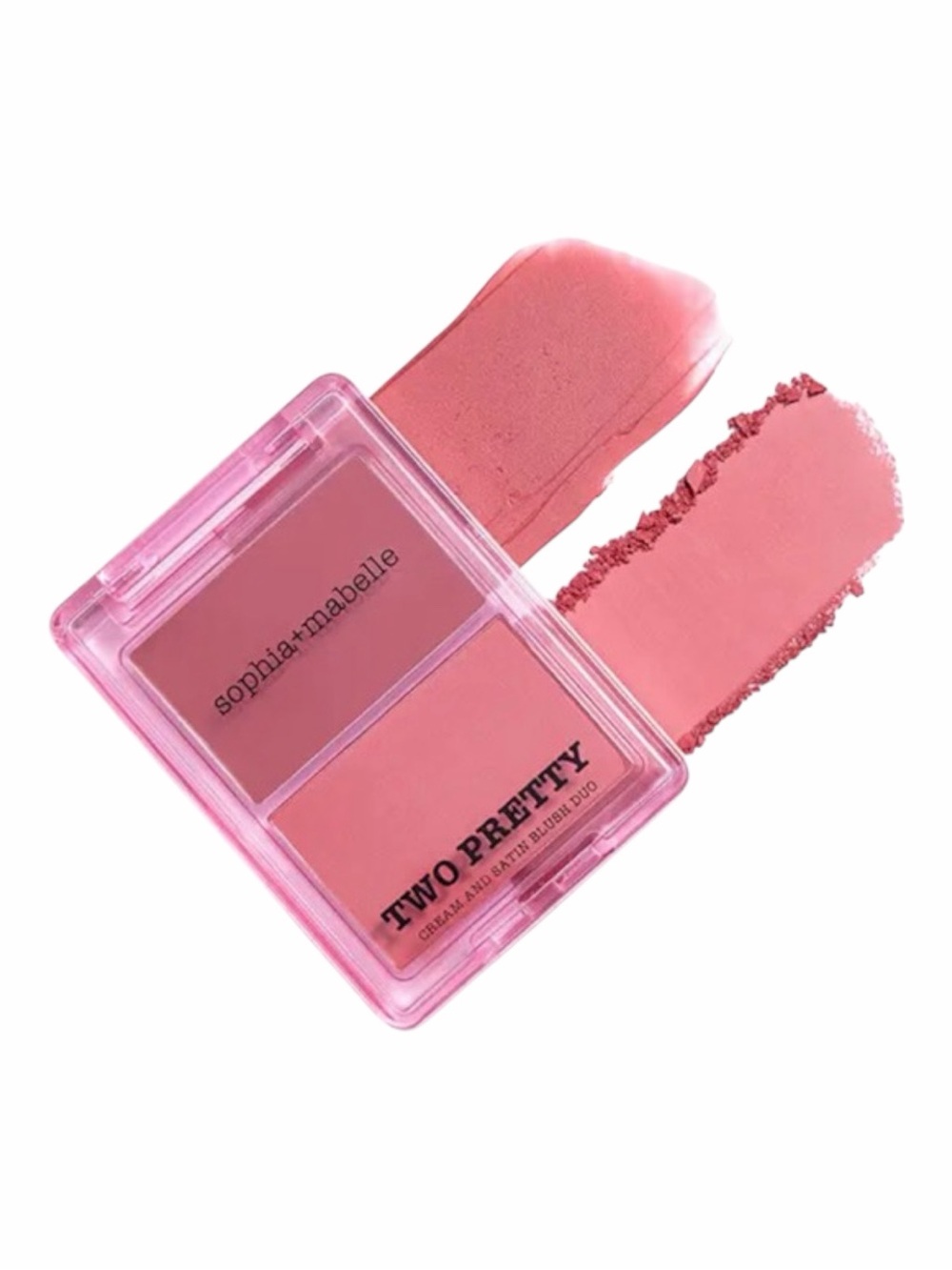SOPHIA + MABELLE Two Pretty Cream and Satin Blush Duo